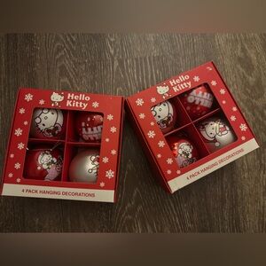 Hello Kitty Christmas Ornaments (Two Packs)